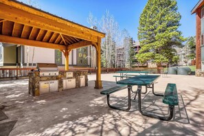 Outdoor dining - Walk to Slopes | Cimarron Chalet | Prime Location! (Breckenridge)