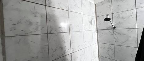 Towels, soap, shampoo, toilet paper