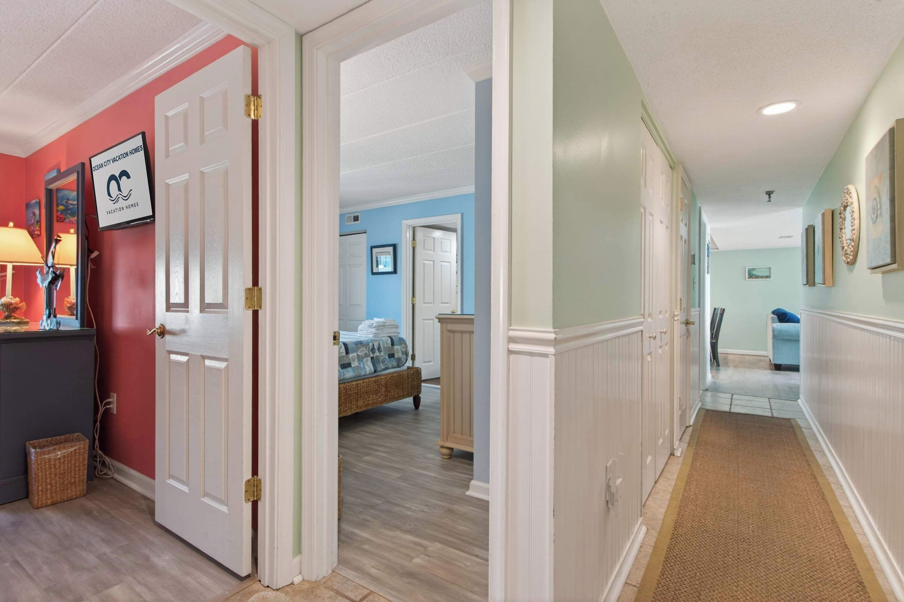 2 chambres, fer et planche à repasser, lit de bébé portatif, Wi-Fi