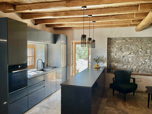 Private oasis in an olive grove with sea views - Pelion. Pet friendly!