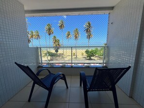 Property grounds - Clócio 201 - Beachfront apartment on Cabo Branco beach (João Pessoa)