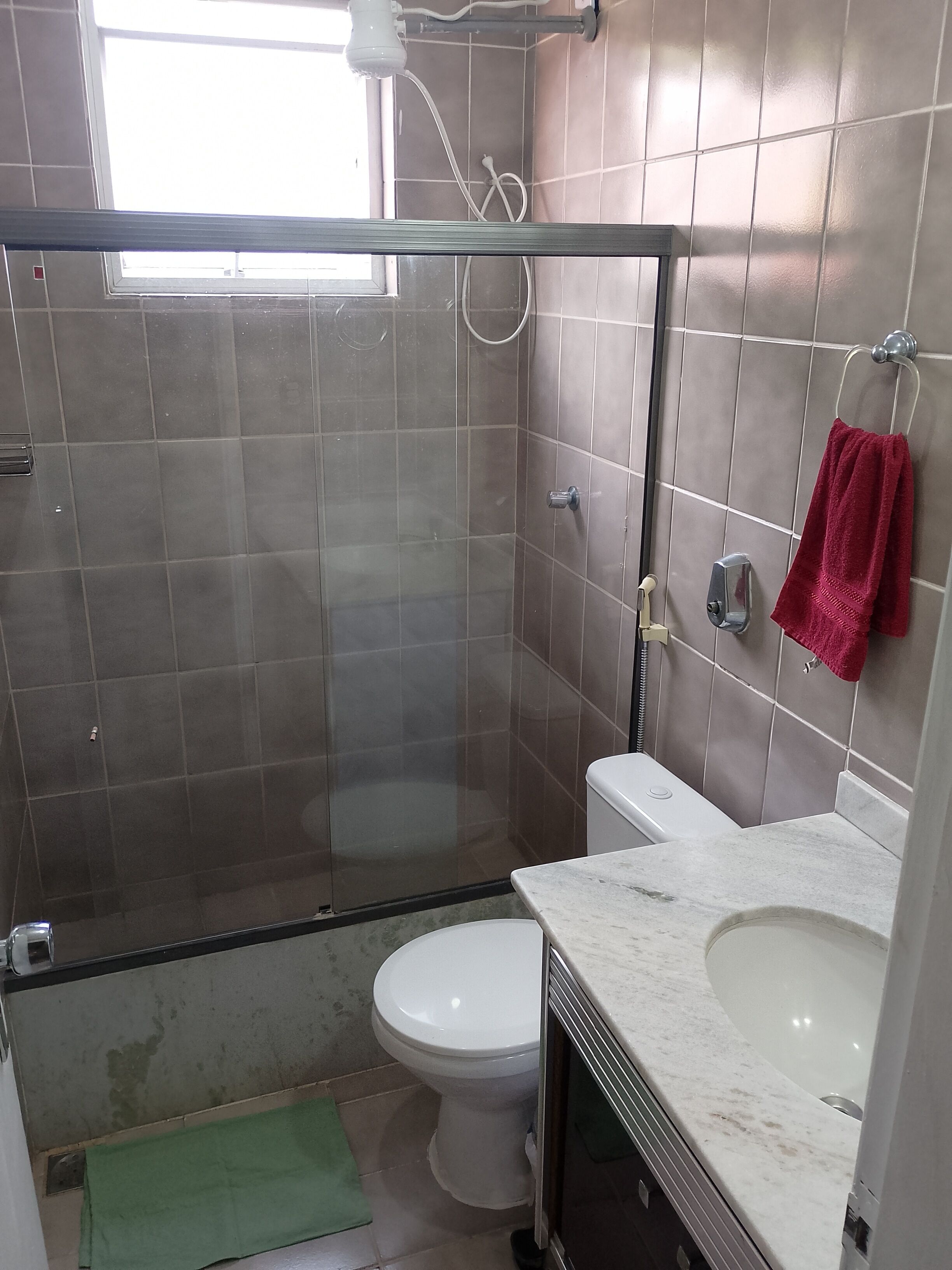 Towels, soap, toilet paper