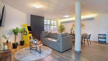 TV, video games, offices