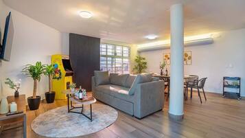 TV, video games, offices