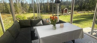Stillamålen, the cozy Swedish house in the middle of the forest. Dog friendly