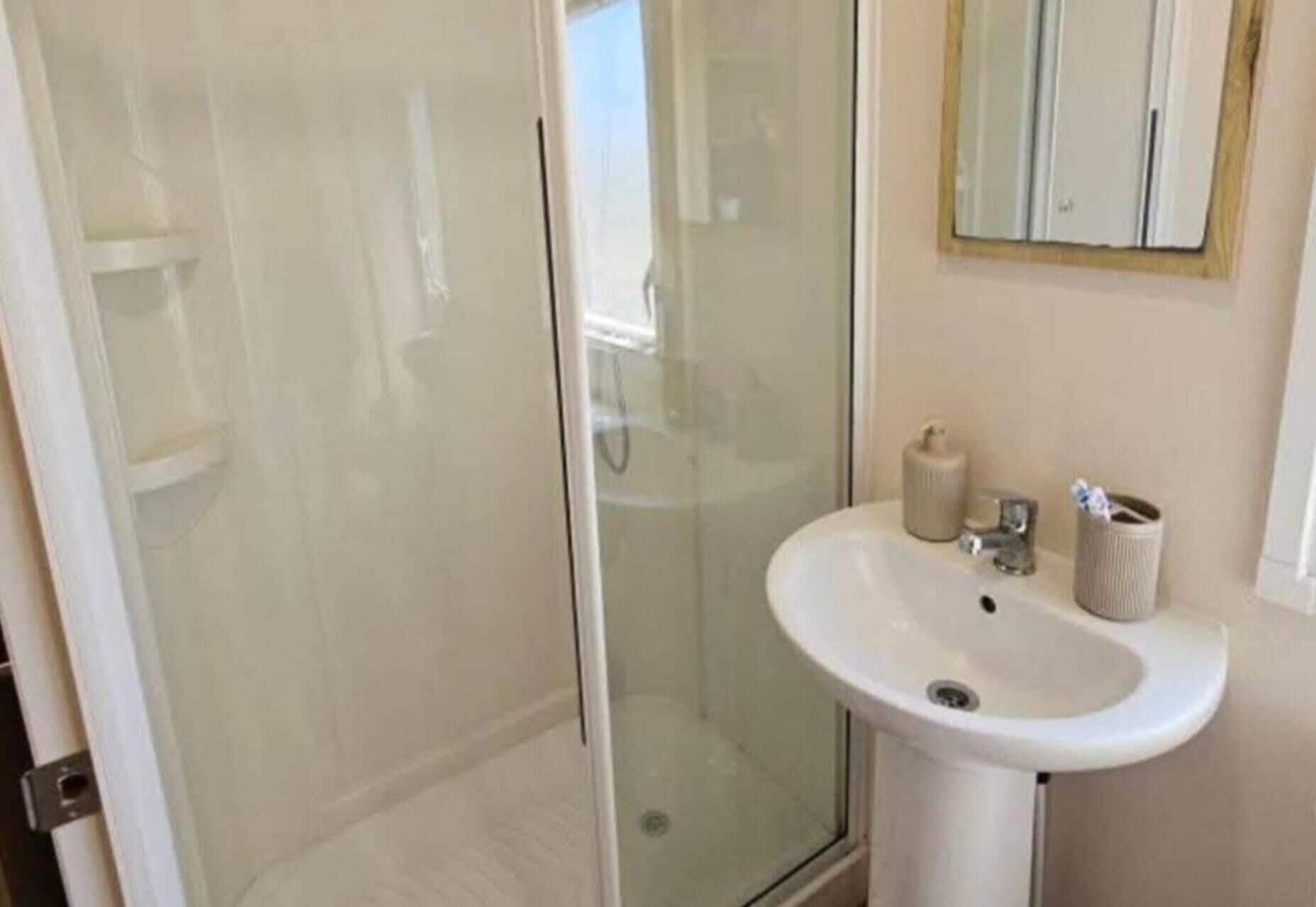 Shower, hair dryer