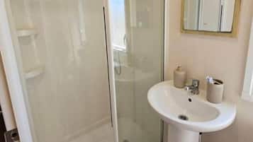 Shower, hair dryer