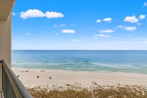 On the beach, beach towels - Pinnacle Port, C2-603 (Panama City Beach)