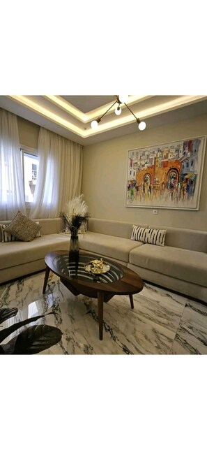 Living area - Apartment in Essaouira 5 minutes from the beach (Essaouira)