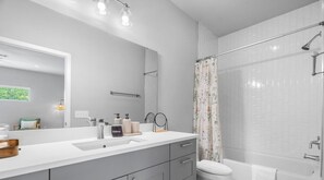 Hair dryer, towels