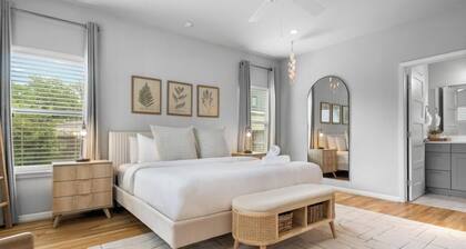 Stylish 3BR East Austin Home | Dedicated Office + Pet-Friendly Yard Mins to 6th!