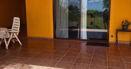 Cozy 1-bedroom bed & breakfast in San Isidro with AC Amazing views of volcanoes