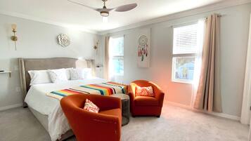 3 habitaciones, tabla de planchar con plancha, wifi y ropa de cama