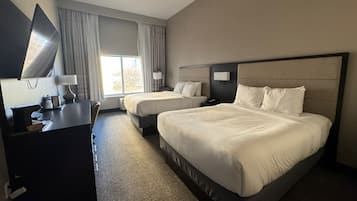 Standard Room, 2 Queen Beds, Non Smoking | Desk, free WiFi