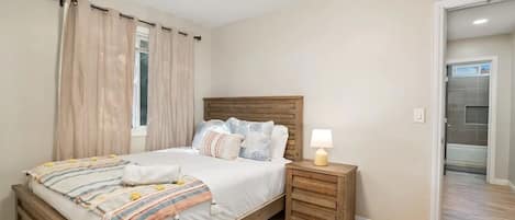 4 dormitorios, tabla de planchar con plancha, wifi y ropa de cama