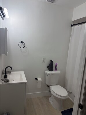 Towels, soap, toilet paper