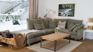 Fernseher, Kamin