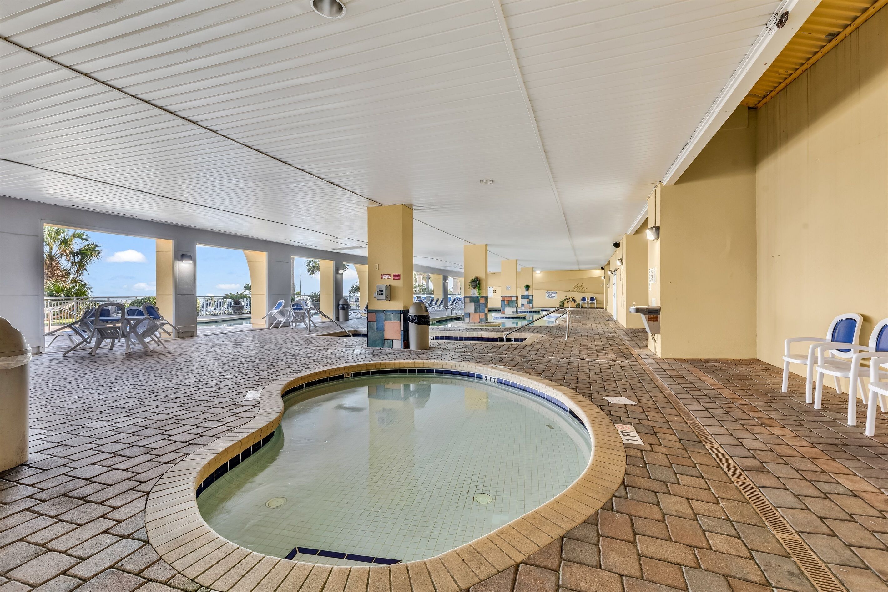 Indoor pool, a heated pool