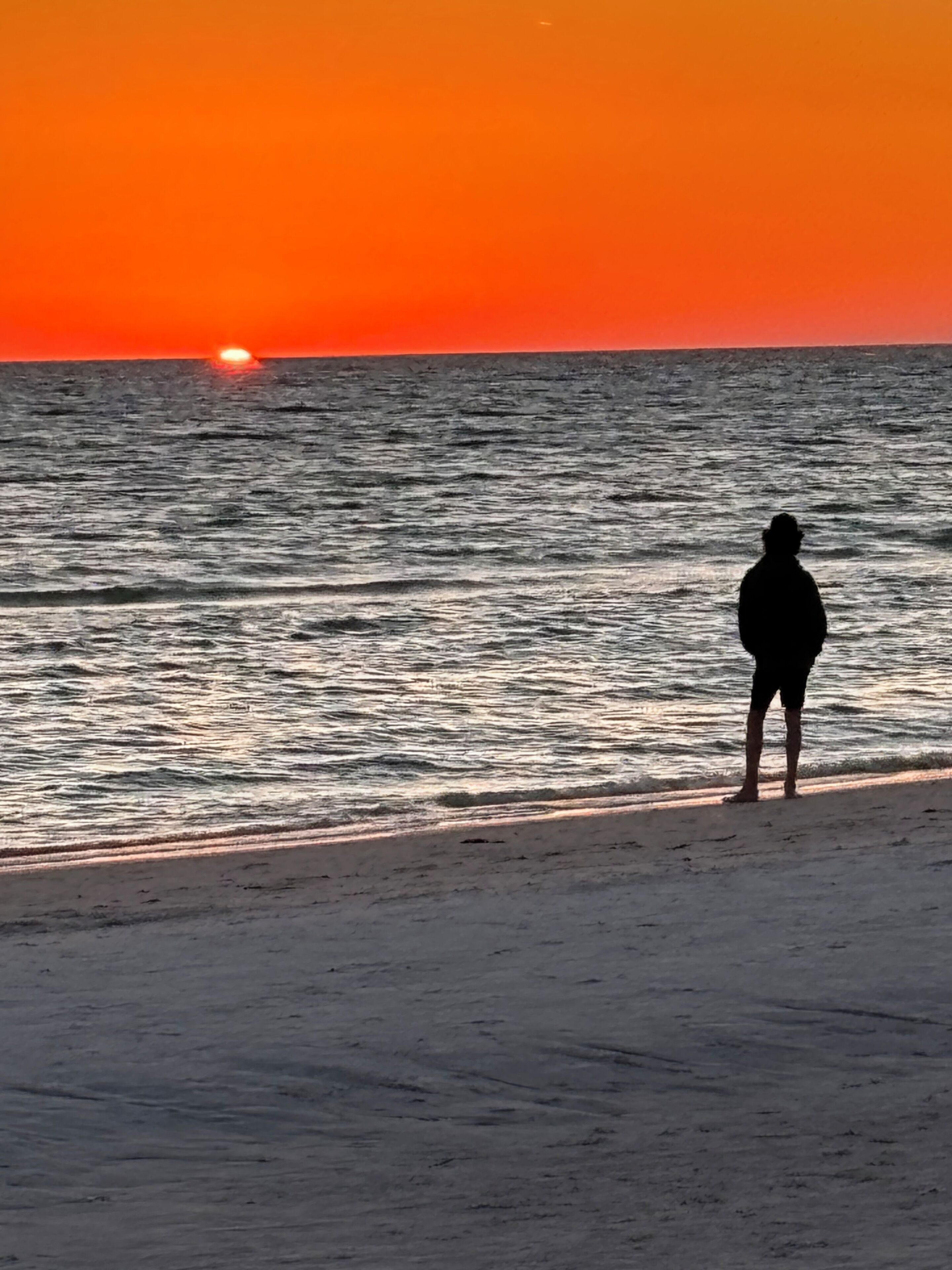 On the beach