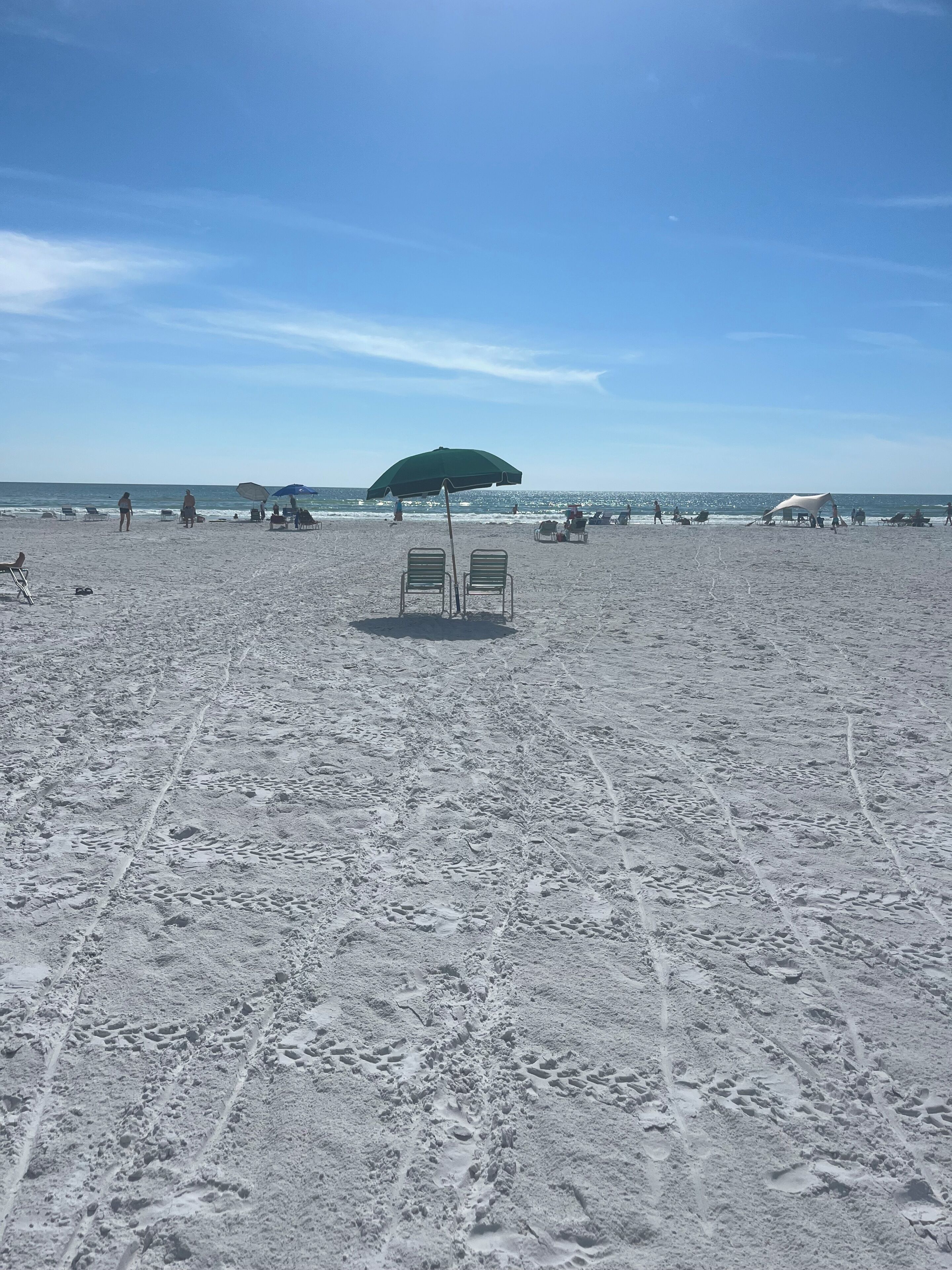 On the beach