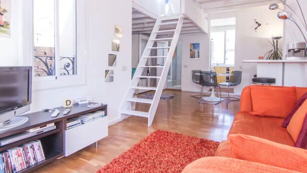 TV, DVD player - TERRACE DUPLEX at SAGRADA FAMILIA/GRACIA by Interhome (Barcelona)