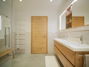 Bathroom - APARTMENT BERGWALDZAUBER – Haus zur Post, (Samnaun-Compatsch). by Interhome (Samnaun)