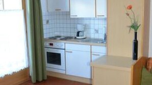Fridge, oven, cookware/dishes/utensils - Haus Helvetia, (Samnaun-Compatsch) by Interhome (Samnaun)
