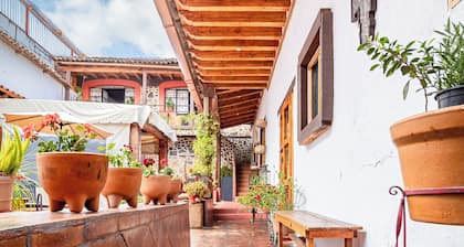 Rustic Room in Casona San Miguel Historic Center of Patzcuaro
