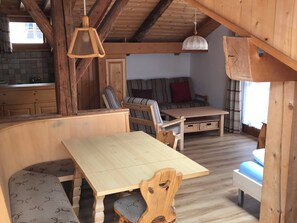 Living area - Apartment  by Interhome (Scuol)