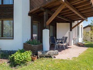 Outdoor dining - Chasa Bainvgnü, (Scuol). by Interhome (Scuol)