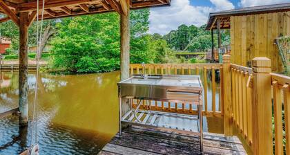 Dog River Waterfront Retreat w/ Dock, Boat Lift & Gulf Access