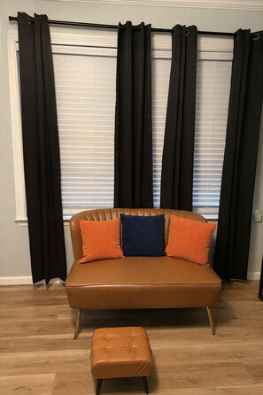 Living area - Dog River Waterfront Retreat with Dock + Bay to Gulf Access (Mobile)