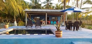 Outdoor dining - Cabaña Olas Del Mar (Córdoba)