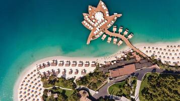 Private beach, scuba diving, water skiing, beach volleyball