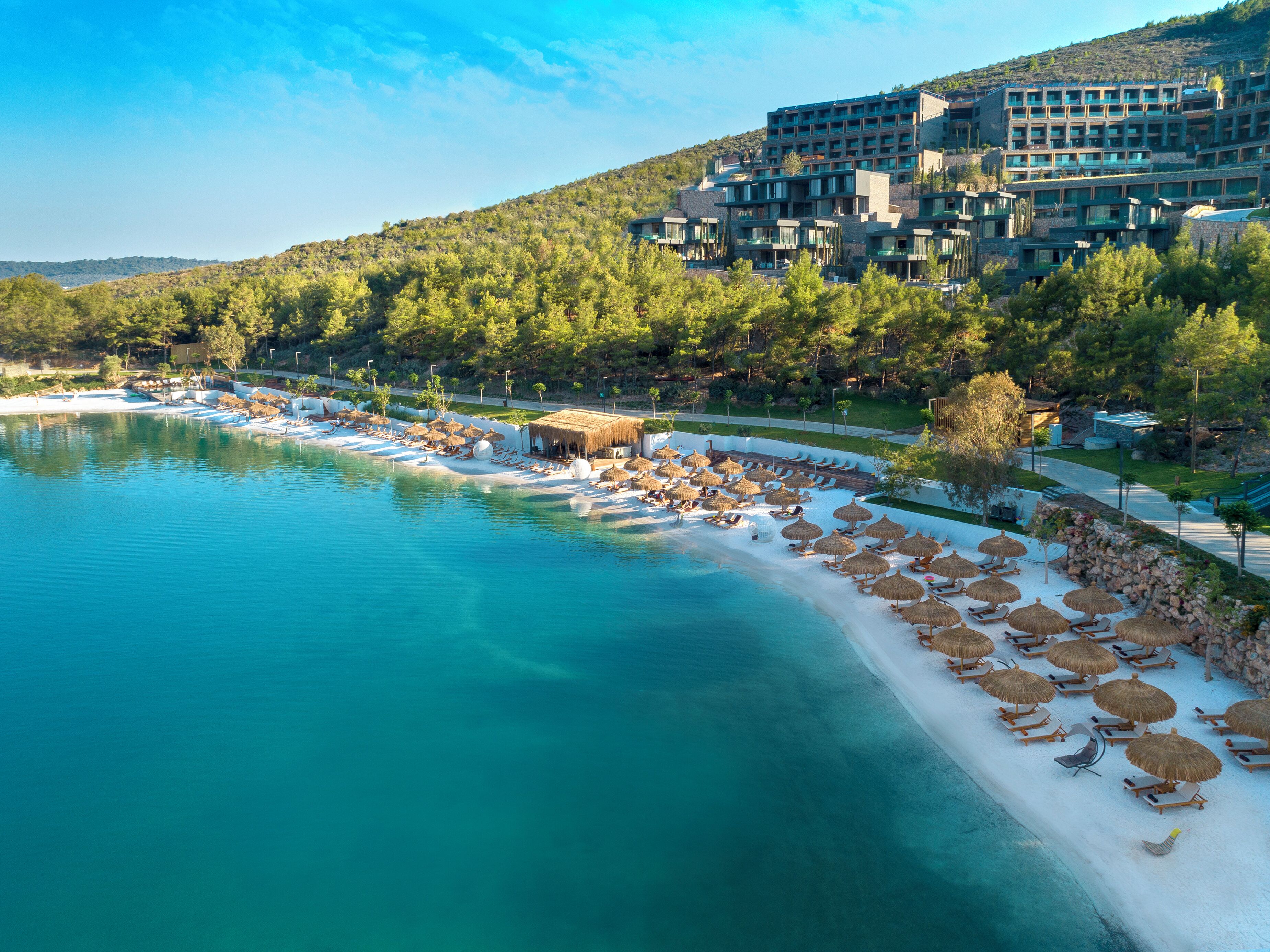 Private beach, scuba diving, waterskiing, beach volleyball