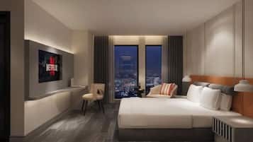 Bộ đồ giường kháng dị ứng, minibar, két bảo mật tại phòng, bàn