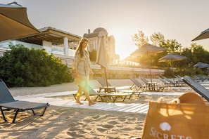 Private beach, scuba diving, waterskiing, beach volleyball