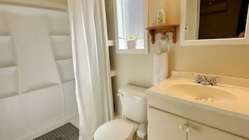 Douche, papier toilette