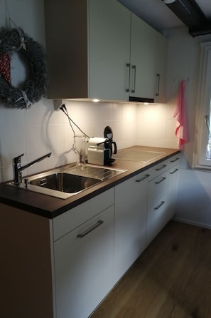 Fridge, cookware/dishes/utensils - Casa Mulinatsch, (Rueras Sedrun), 670.01/02 by Interhome (Rueras Dieni)