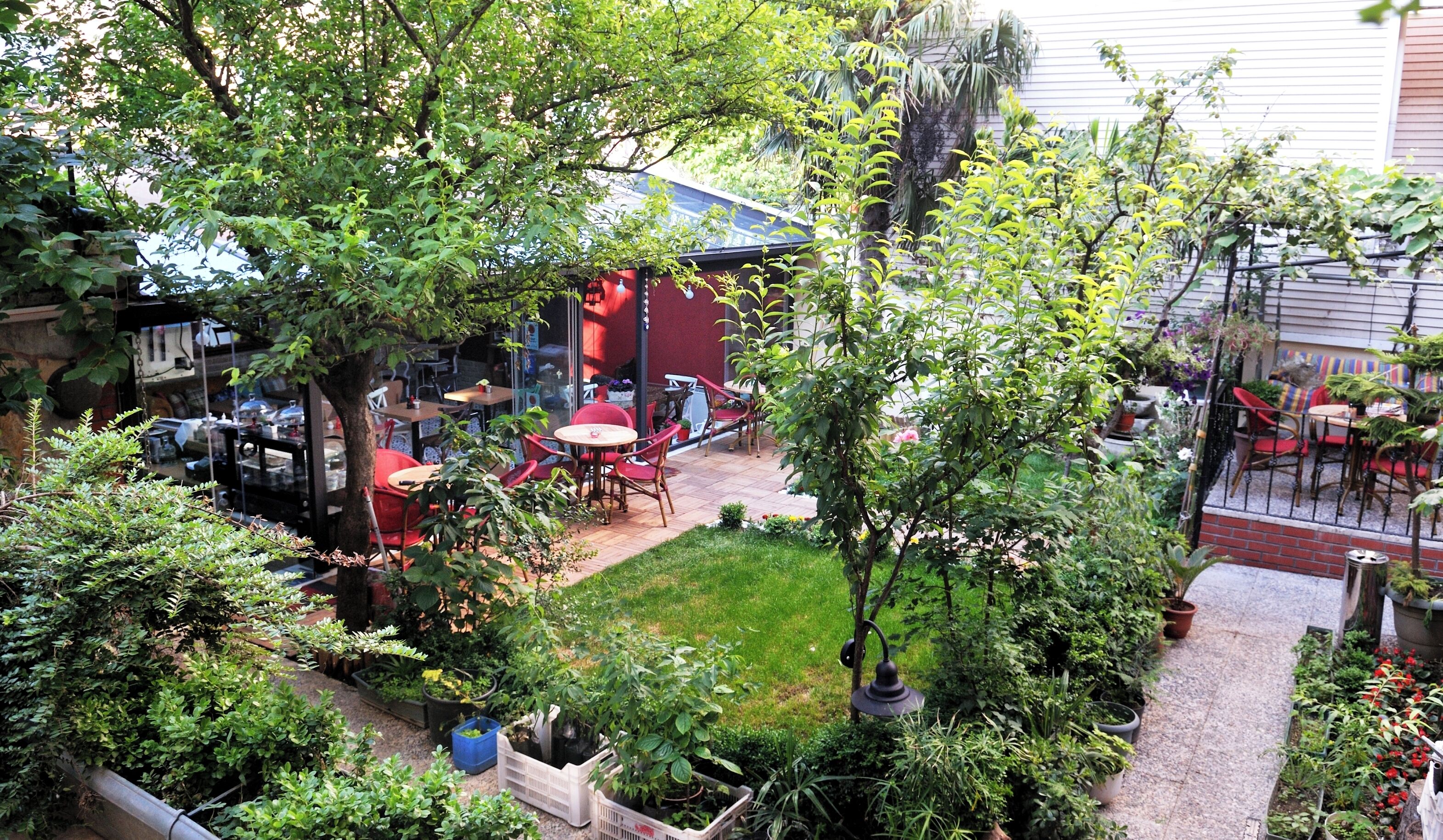 Blick von der Unterkunft