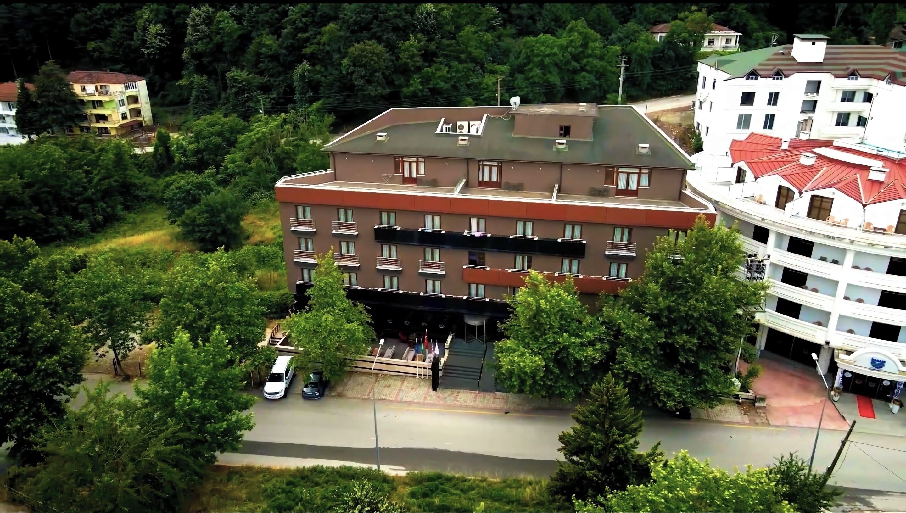 Blick von der Unterkunft