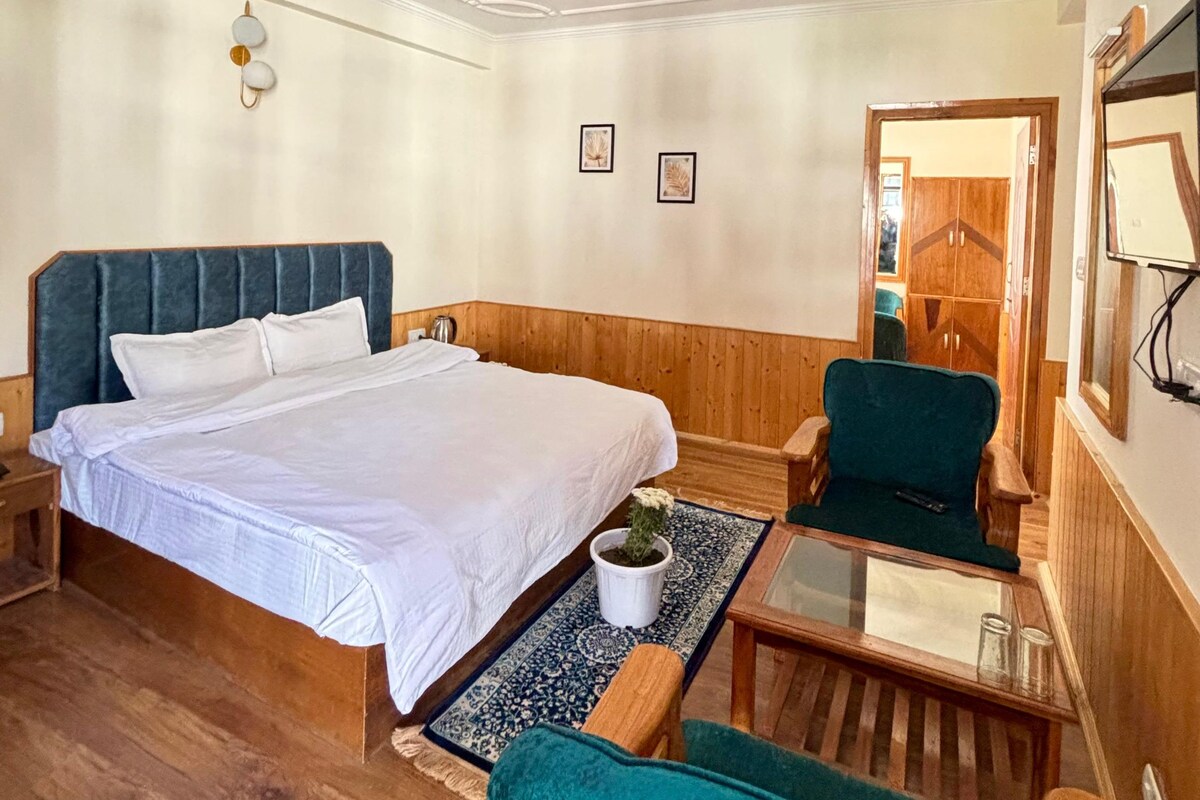 Family suite with personal balcony and beautiful himalayas view