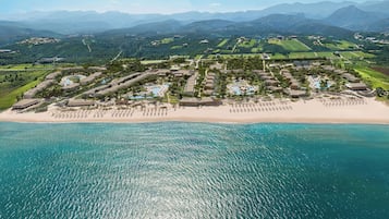 Private beach, scuba diving, rowing