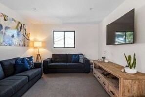 Fernseher, Kamin