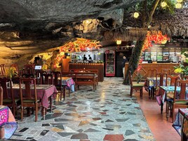 Bungalow familiar, vistas al jardín | Bar (en el alojamiento)