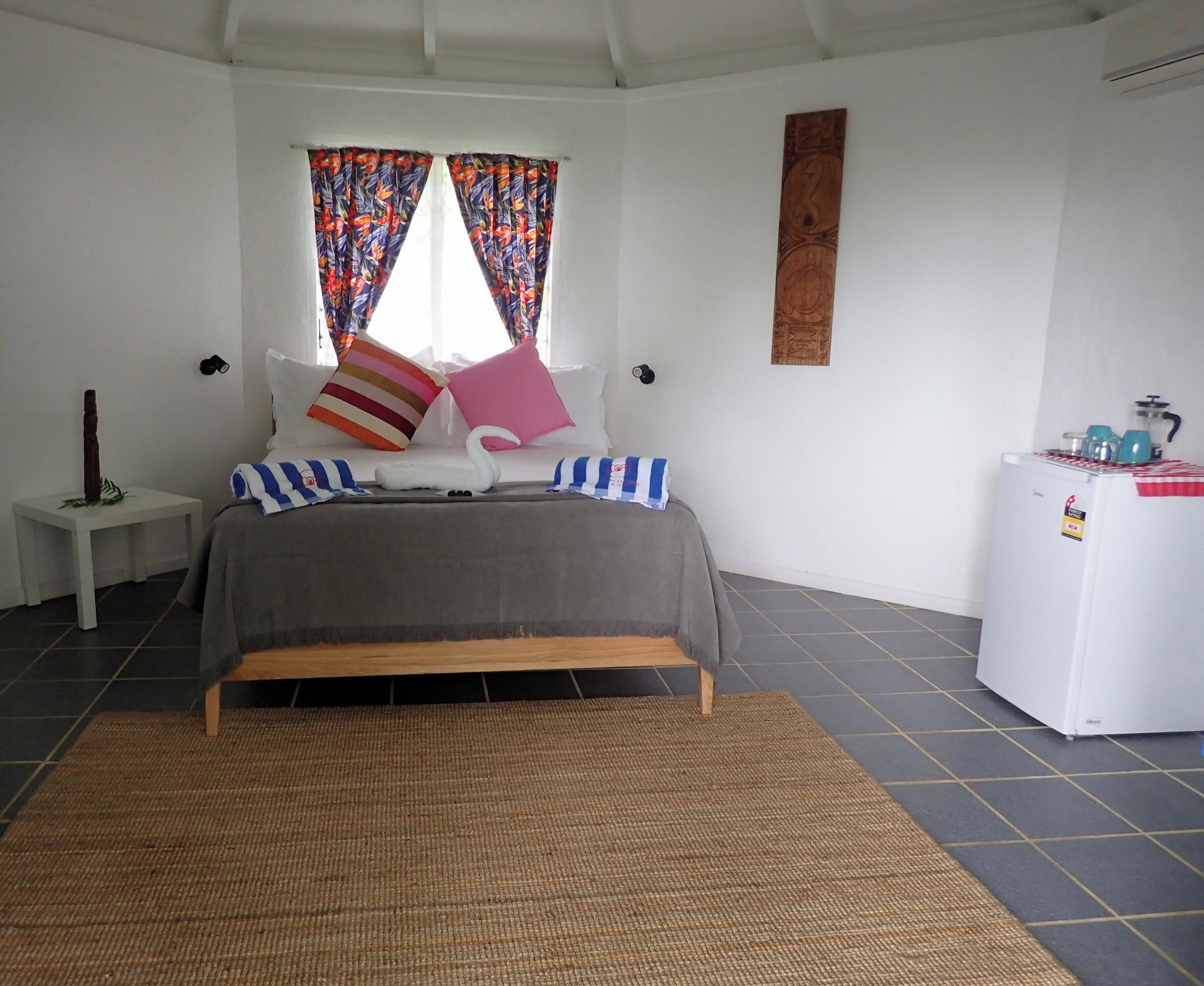 Premium bedding, memory-foam beds