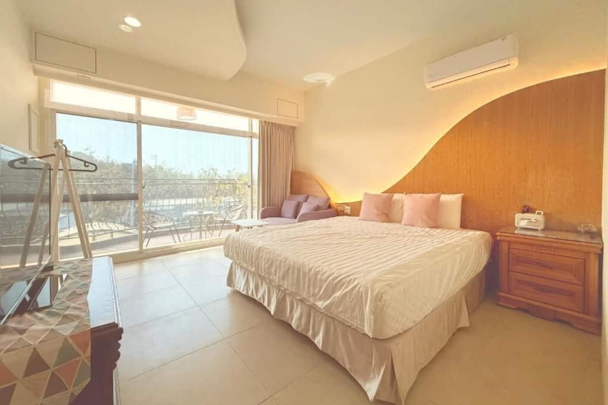 Comfort Double Room, Balcony, Sea View | Blackout drapes, soundproofing, free WiFi