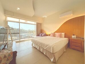 Habitación doble Confort, balcón, vista al mar