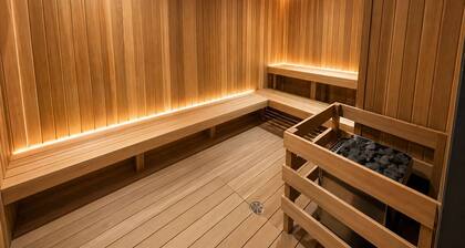 Toronto Skyline View Condo with Parking, Sauna & Gym