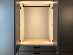 067 - Illuminated wardrobe interior - Alys Beach Gulf-Front Estate • Rooftop Pool, Outdoor Kitchen, Private Beach (Alys Beach)